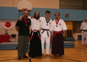 Dr. DaCosta, Paul Jackman, Daniel DaCosta & Sensei Hisataka