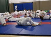Warm ups for our grappling class - Nov. 2011