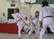Xavier  & Michel two of our students fighting it out - St. Sophie