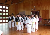 Children's Karate class on a Saturday morning - Baie d'Urfé