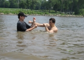 Summer camp in Baie d'Urfé - water training
