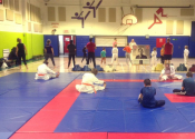 Beaconsfield Recreation Center Karate and Jiu-Jitsu club. Slowly rebuilding our club after the pandemic. Jan. 21, 2023. www.manoli.ca
