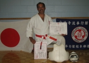 5th & 6th dan certification from Japan