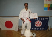 5th & 6th dan certification from Japan