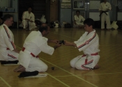 Sake ceremony with Shihan Hiroshi Hisataka