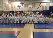 Beaconsfield Recreation Centre, inter-club Karate tournament. Ontario club, St. Sophie, Côté St. Luc, Montreal North and Beaconsfield participated. March 31, 2018. Excellent turn out even though it was Easter weekend