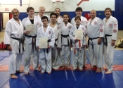 Belt level promotions Tokon Dojo June 2015 Beaconsfield Group