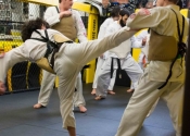 Training at Angry Monkey MMA - March 2017