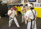 Training at Angry Monkey MMA - March 2017