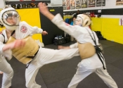 Training at Angry Monkey MMA - March 2017