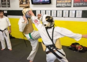 Training at Angry Monkey MMA - March 2017