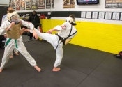 Training at Angry Monkey MMA - March 2017