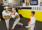 Training at Angry Monkey MMA - March 2017