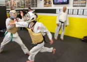 Training at Angry Monkey MMA - March 2017