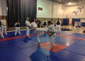 Shihan in action - Saturday's class with Shihan Paul Jackman from London, Ontario