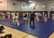Class in action - Saturday's class with Shihan Paul Jackman from London, Ontario