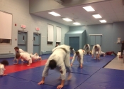 Thursday Karate Class warm up 2016