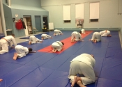 Thursday Karate Class warm up 2016
