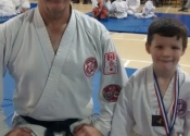 Robert and Charley at the Gohaku Shiai Dec. 3 2016