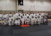 Adam Simard - Black Belt presentation, group picture - Dec. 2021, Mirabe