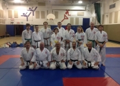 Aron Polmateer from Ontario, visited our Dojo yesterday and trained with us.