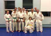 A visitor came knocking at our door. A police officer named Claudia. She trains at a club in Laval and came to our club for a change of pace. Great fun was had by all. June 2018