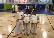 Pictures from orange belt test June 15. Beaconsfield Rec Center