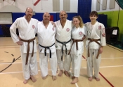 Bravo to.  Paul S., Sara-Maude S & Paul H. For their hard work. Brown belt exam passed. Dec. 8, 2018