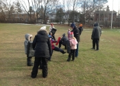 Outside training at the Beaconsfield Recreation Center. Nov. 2019