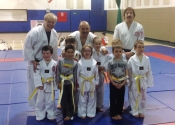 White-yellow belt promotions at our club March 2016