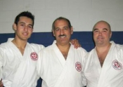 Daniel, Sensei Manoli and Marc