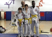 3 Tokon dojo students promoted to Yellow Belt