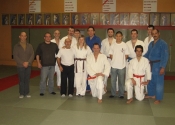 Dec. 19th 2009 - Belt promotion, group picture, CLub de Judo Anjou