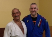 George & professor Marcelo, Arena BJJ. August 13, 2016