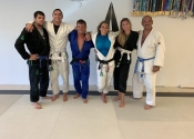 May 29, 2019. Palm Beach Garden BJJ, lunch time class. Five rounds of 5 min. rolls. A beast of a class with these warriors. Heading to Montreal today. Thank you for the great sessions.