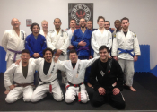 Dec. 12, 2023 attended a BJJ workshop with master Evanri Gurgel from Arena BJJ Brazil. A wonderful learning experience from a 7th degree coral belt. Hoping to see him again one day.