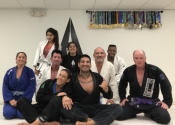 Palm Beach Gardens BJJ - session one done. Worked on ankle lock from Delaheva. Wicked and sneaky. Lots of fun. A great school to come train. Friendly students and instructors. Dec. 2018.