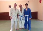 The three Manoli's. David, George & Nicolas training at Arena BJJ. Jan. 2019
