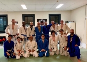 Paul & Michel from our karate & Jiu-jitsu club visit Arena BJJ. March 5, 2019.