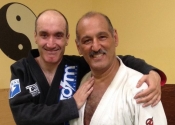 Israel & George - August 13 2016 Blue belt promotion. Arena BJJ