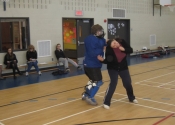 Robert getting a hold of his victim - Marie Clarac