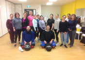 Châteauguay women's "hands-on" no-holds barred self-defence workshop. These ladies were tough! A pleasure to have worked with them. A warrior mind set and a killer instinct. April 30, 2023 www.manoli.ca