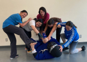 Centre récréatif Poupart - 6 week "Hands-on" women's self-defence course given by my son Nicolas Manoli. Great to see the passion of helping others lives on. April - May, 2023