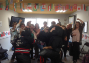 Women's "hands-on" personal safety workshop in Ahuntsic. What a blast...attack simulations done in order to better understand the panic, chaos and confusion that occurs during a violent confrontation. Octobre 12, 2022.