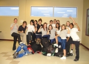 College Letendre group picture - Self-defence course 2006