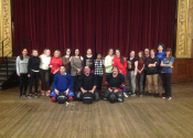 City of Westmount "hands-on" women's self-defence workshop. Covered stand-up attacks and ground simulations. Job well done by all participants. Great to see the animal survival instinct that comes out when attacked. Jan. 21, 2023. www.manoli.ca