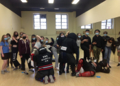 WE ARE BACK. Downtown Montreal, 'Hands-on' self-defence workshops for Secondary 1, 2 & 3 boys & girls. 65 participants attended our 3 NO 'Non-sense' personal safety workshops. June 21 & 22, 2021.