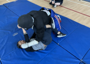 Marie Clarac 2024, 90 girls, 6 ‘hands-on’ simulation oriented self-defence classes working on standing and ground attacks. Good job to everyone who put their heart and soul into it. www.manoli.ca