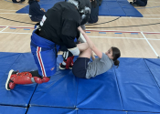 Marie Clarac 2024, 90 girls, 6 ‘hands-on’ simulation oriented self-defence classes working on standing and ground attacks. Good job to everyone who put their heart and soul into it. www.manoli.ca