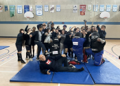 Marie Clarac 2024, 90 girls, 6 ‘hands-on’ simulation oriented self-defence classes working on standing and ground attacks. Good job to everyone who put their heart and soul into it. www.manoli.ca
